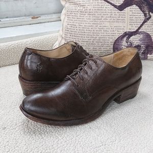 Frye "Carson" Leather Lace-up Oxford